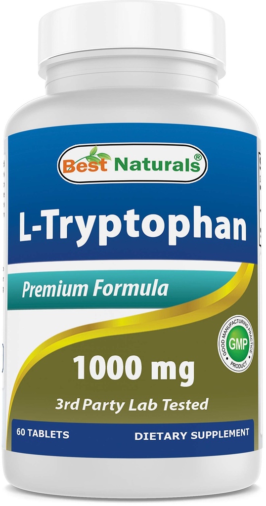 Best Naturals L-Tryptophan 1000 mg 60 Tabletten