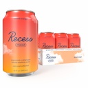 Recess Mood Magnesium & Adaptogen Getränk, Relaxation Getränke, 12 Unzen (Blood Orange, 12 Packung)