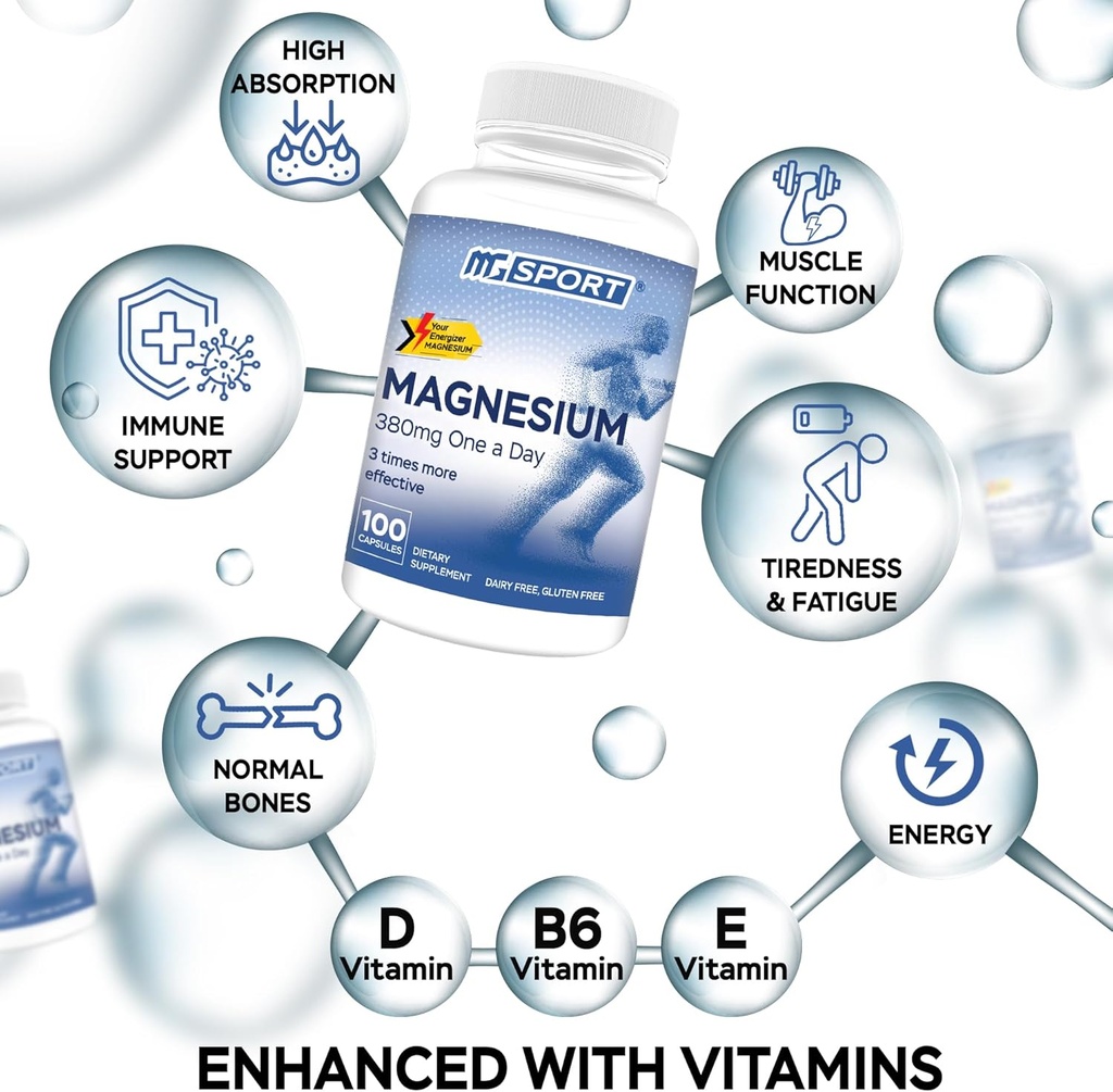 Hohe Absorption Magnesium-Ergänzung und Magnesium-Spray für Leg Cramps, Sore Muskeln und Muskelrückgewinnung
