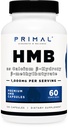 Primal HMB (1000mg, 120 Capsules) | Athlete Formula, Gluten-Free, Non-GMO, 60 Servings