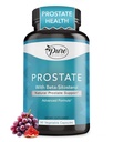 Pure By Nature Prostate Supplement für Männer, Beta Sitosterol Prostata Health Supplement mit Zink für Urinary Tract Support, Ease häufige Urination & Verbesserte Schlaf, Glutenfrei, Non-GMO 90 Kapseln