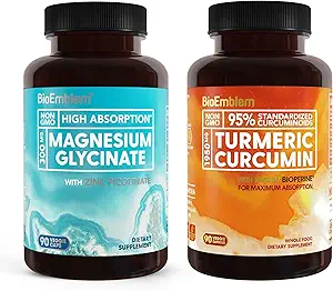 BioEmblem Magnesium Glycinat mit Zink und Kurkuma