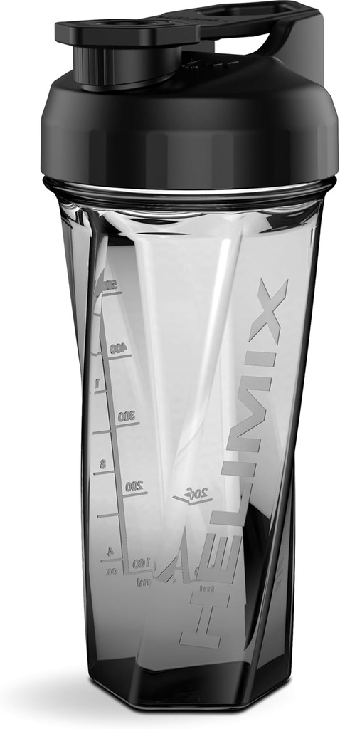 HELIMIX 2.0 Vortex Blender Shaker Bottle hält bis zu 28oz | Kein Blending Ball oder Whisk | USA Made | Portable Pre Workout Whey Protein Drink Shaker Cup | Mixes Cocktails Glatteies Shakes | Top Rack Safe