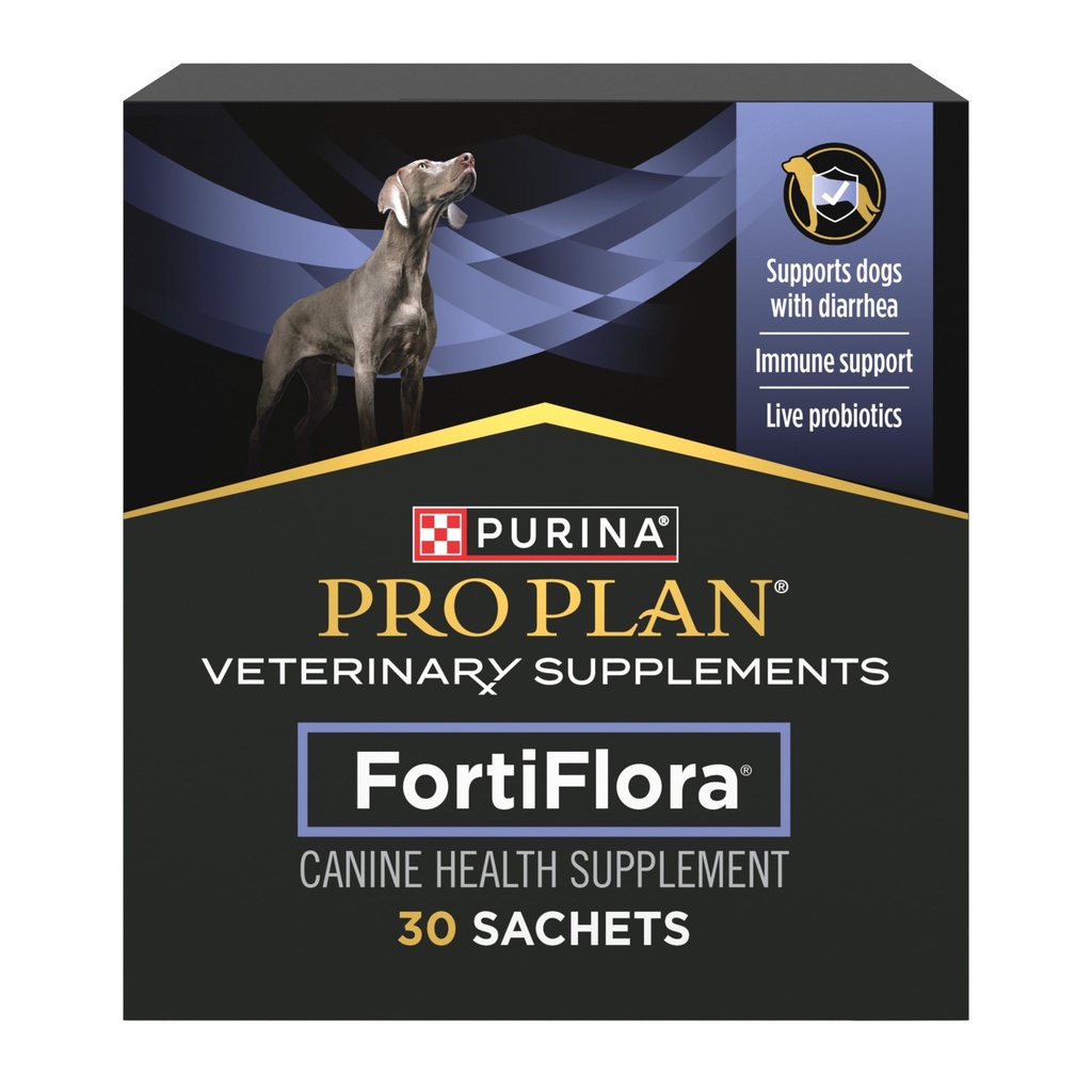 Purina Pro Plan Tierische Ergänzungen FortiFlora Dog Probiotic Supplement, Canine Nutritional Supplement - 30 ct. Box