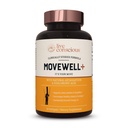 Live Conscious Joint Health Supplement - MoveWell Plus Antarktis Krillöl, natürliches Astaxanthin und Hyaluronsäure | Outperforms Glucosamin