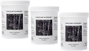 Supreme Nutrition Takesumi Supreme, Pure 60 Gramm aktiviert Bamboo Charcoal Pulver | Drei Pack