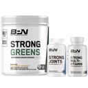 BARE PERFORMANCE NUTRITION BPN Strong Greens Superfood Powder, Strong Joints & Strong Multi-Vitamin Bundle