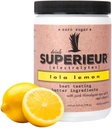 Superieur Elektrolyte – pflanzenbasierte Elektrolyt-Ergänzung w/Sea Minerals for Hydration & Recovery – Keto Friendly, Non-GMO, Zero Sugar, Vegan Healthy Sports Drink Powder – Lola Lemon (70 Servietten)
