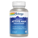 SOLARAY Einmal täglich aktive Mann Multivitamin - Cellular Energy and Immune Support Supplement w/Vitamin D, Vitamin C, B12, B6, Zink, Lutein, Verdauungsenzyme, Ganze Lebensmittel, 60-Tage Garantie, 90 Servierungen
