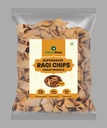 NatureOnus Ragi Chat Masala Chips 500gms | Gluten Free Finger Millets | Perfect Snacking Chips- Made with Ragi (Finger) | Millet-based Snacks | High Protein Snacks | High Fiber | Light & Crispy