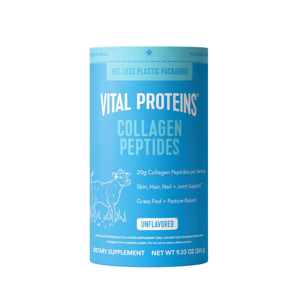 Vitalproteine Collagen Peptides Powder - Unterstützt Haar, Nagel, Haut, Knochen & Gelenke Gesundheit, Unflavored, Collagen Protein 9.33 OZ