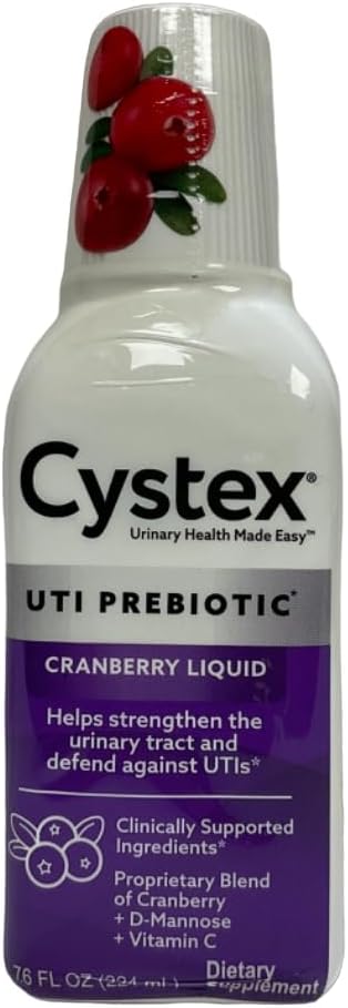 Cystex Liquid Cranberry Complex Supplement - 7.6 Unze (3 Pack)