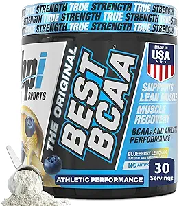 BPI Sports Best BCAA Powder - Muskel-Recovery-Unterstützung - Verzweigte Kette Aminosäuren | Bausteine von Protein und Muskel - Post Workout Recovery - Hydration - Blueberry Lemonade, 30 Portionen