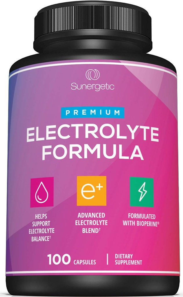 Premium-Elektrolytkapseln – Unterstützung für Keto, Low Carb, Rehydration & Recovery - Elektrolyt-Ersatztabletten – Enthält Elektrolytsalze, Magnesium, Natrium, Kalium – 100 Kapseln