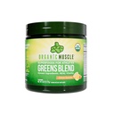Bio Muskel Super Greens Pulver Bio-Superfood-Pulver mit Probiotika, Spirulina, Chlorella und Matcha| Non-GMO, 30 Servierungen