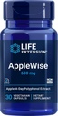 Life Extension AppleWise 600mg Antioxidant-Rich Organic Apple Polyphenole Herz- und Colon-Gesundheit - Non-GMO, Glutenfrei - 30 vegetarische Kapseln