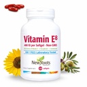 NEU ROOTS HERBAL Vitamin E 400 IU Kapseln | Organic Antioxidant Supplement | Alle 8 Arten von Vitamin E für Brain & Vision Support | 4 Tocopherols & 4 Tocotrienole für Frauen & Männer (120 Softgels)