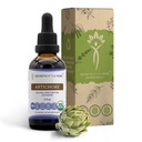 Secrets of the Tribe Artichoke USDA Organic | Alkoholfreier Extrakt, hochkarätige Kräutertropfen | Hergestellt aus 100% zertifizierter Bio Artichoke (Cynara scolymus) Getrocknete Blatt 2 Unze