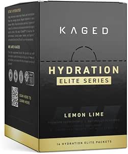 Kaged Elektrolyte, Hydration Elite, Premium Elektrolyt-Pulver-Ergänzung, Intra Workout, Post Workout, Lemon Lime, 14 Travel Packets