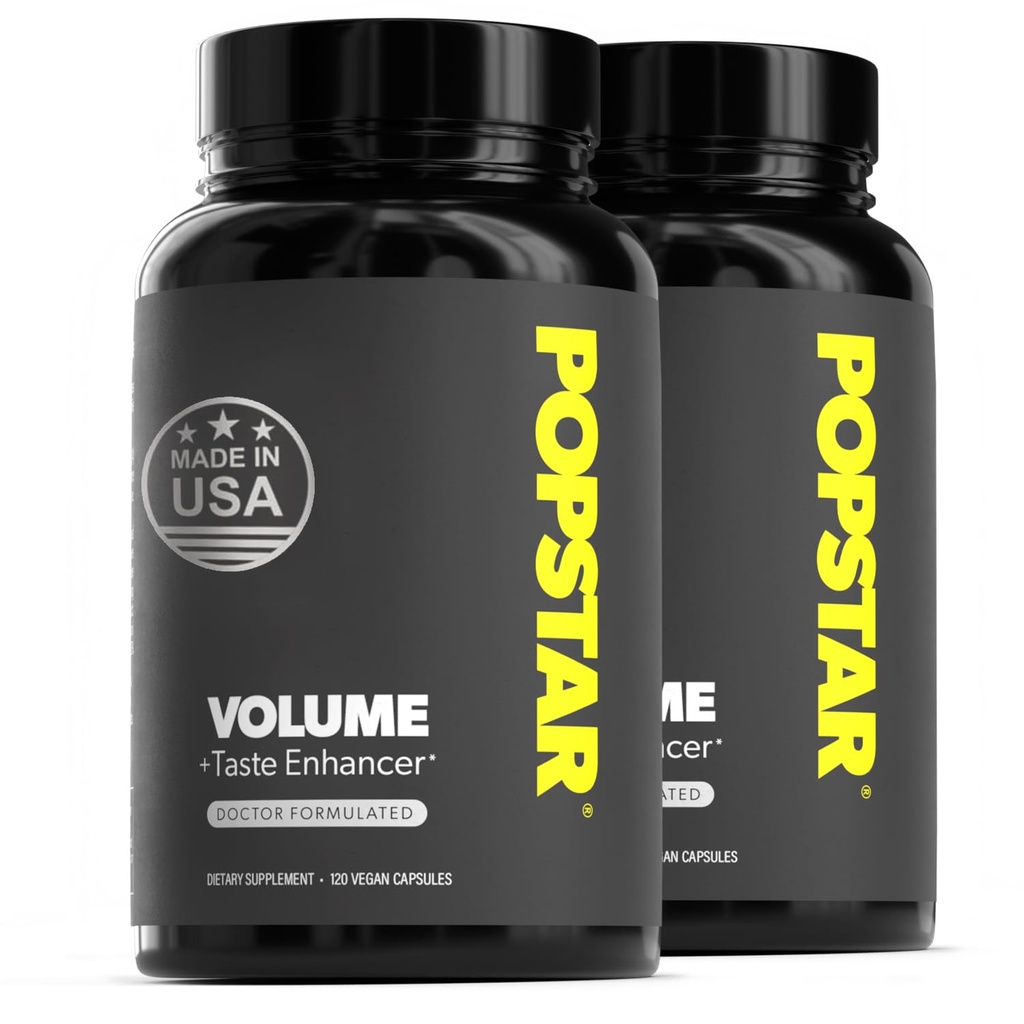 POPSTAR Labs Semen Volume Booster - Men's Semen Health & Fertility Supplement - Doctor Formuliert, um die Belastung Volumen zu erhöhen - Made in USA - Non-GMO, Organic, Vegan - 240 Kapseln - (2 Monate Versorgung)