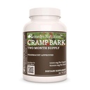 Remedys Ernährung Cramp Bark | 1.000 mg, 60 Vegan Kapseln pflanzliche Nahrungsergänzung | Zwei Monate Versorgung