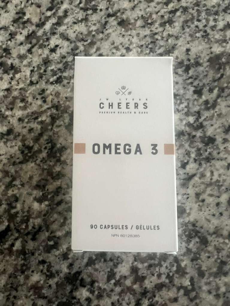 CHEERS Omega-3 Supplement | High Strength 550mg EPA & DHA Per Capsule | 90% Bioverfügbar, Clean Label Supplement | Unterstützt Herz, Gehirn, Vision & Immune Gesundheit | Vcaps Plus, Odorless | 90 Kapseln