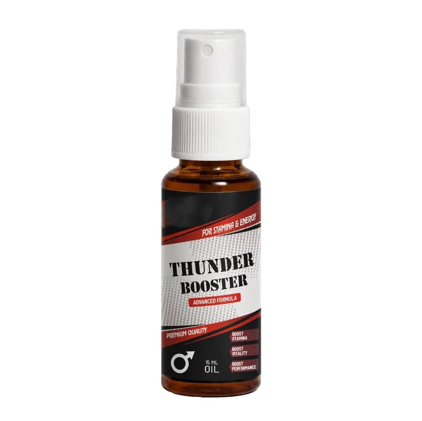 ThunderBooster Delay Oil 15ml | Premium Personal Massage Oil Formula | Long Lasting Performance Support Easy Application