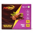 Coffee Mocha Protein Bar |15g Protein Energy Bar | Gluten Free High Fiber Healthy Snack | Zero Added Sugar Nutrition Bar | Pre & Post Workout Gym -50g (Pack of 6)
