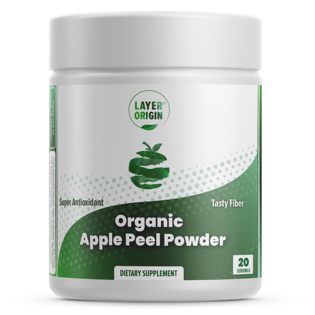 Schicht Herkunft Bio Apfel Peel Pulver Boost Akkermansia und Bifidobacteria