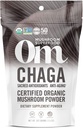 Om Mushroom Superfood Chaga Bio Pilzpulver, 3.5 Unze, 50 Servierungen, US Grown, Sacred Antioxidants & Immune Unterstützung, Superfood Pilzergänzung