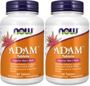 JETZT Ergänzungen, ADAMTM Men's Multivitamin mit Sägepalme, Lycopin, Alpha Lipoic Acid und CoQ10, Plus Natürliche Resveratrol & Trauben Seed Extract, 60 Tabletten (Pack von 2)