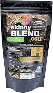 Skinny Blend Gold – Protein Shake für Damen – Low Sugar, Low Carb – unterstützt Stoffwechsel und Energie – Creamy Vanilla – 15 Servierungen