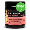 LEGION Recharge Post Workout Drink - Micronized Creatine Monohydrate Natural Post Workout Recovery Drink - Muskelaufbau und Erholung Booster Post Workout Supplements (Strawberry Lemonade, 30 Servietten)