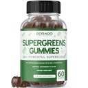 Supergreens Gummies (60 Count) Daily Greens Gummies - Greens Supplements mit 8 Ingredient Power Blend - Superfood für Immunität Unterstützung für Erwachsene - Third Party Tested, Vegan & USA Made