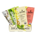 SMART Pressed Juice 1-Day Organic Juice Cleanse | Healthy Detox Program | Vegan Vanilla Protein, Green Juice, Beets Juice & Ananas Chia Cleanse | High Fiber & Vegan