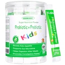 ZEBORA Kids Probiotic & Prebiotics Pulver Alter 3+ Unterstützung Kinder Verdauungs- und Immunsystem mit natürlicher Quelle, fördert Verstopfung Relief, Non-GMO, Gluten-Free, 30 Pakete mit 5 Milliarden CFUs