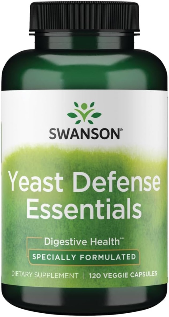 Swanson Yeast Defense Essentials 200 Millionen Cfu 120 Veg Kapseln