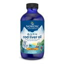 Nordic Naturals Arctic Cod Liver Oil, Orange - 8 oz - 1060 mg Total Omega-3s mit EPA & DHA - Herz & Gehirn Gesundheit, Gesunde Immunität, Gesamt Wellness - Non-GMO - 48 Servietten
