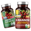 Number One Nutrition N1N Premium D-Mannose [1350mg] mit Cranberry & Hibiscus und Kidney Cleanse [21 Potent Herbs] mit Cranberry Extract, Astragalus, Uva Ursi, 2 Pack Bundle