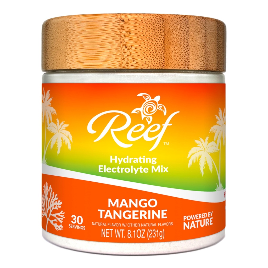 Hydrating Electrolyte Drink Mix - Mango Tangerine, 30 Servierungen - Hydration Powder w/Coconut Water - Non-GMO, kein hinzugefügter Zucker, 5 Key Electrolytes + Vitamine, natürliche Trace Minerals