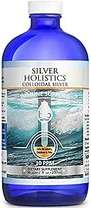 Kolloidale Silberflüssigkeit | 8 oz Glasflasche von Silver Holistics