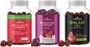 CogniTune Gummy Wellness Bundle - Resveratrol, Shilajit, and Methylfolate Gummies