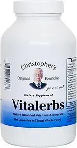 Christopher's Original Formulas Vitalerbs, Nährstoff-Rich Kräuterergänzung, 180 Veg Caps