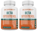 KRK SUPPLEMENTS 2 Bottles Beta Sitosterol 800mg Per Serving 180 Total Capsules Prostate Support