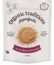 Bio-Traditionen Bio Amla Berry Pulver, Pulverierte Amla Indische Gansberry, Non-GMO Bio Pulver Früchte Superfood, 7oz (200g) Tasche