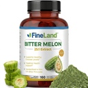 FineLand Bitter Melon 25:1 Extrakt 12.500mg Stärke, 10% Bitter Prinzipien, 160 Vegan Kapseln, unterstützt Verdauungsgesundheit, Standardisiert und konzentriert 25X Extrakt, Non-GMO Made in USA