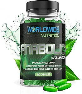 Weltweite Ernährung Anabolic Accelerator – Tägliche Ergänzung für Männer – 180 Kapseln – Unterstützt Energie, Workout Erholung & Muskel Gesundheit