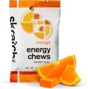 Schkrats Energy Chews | Gummis für Laufen, Radfahren und Sportleistung | Gel Alternative | Orange (10 Pack) | Glutenfrei, Vegan