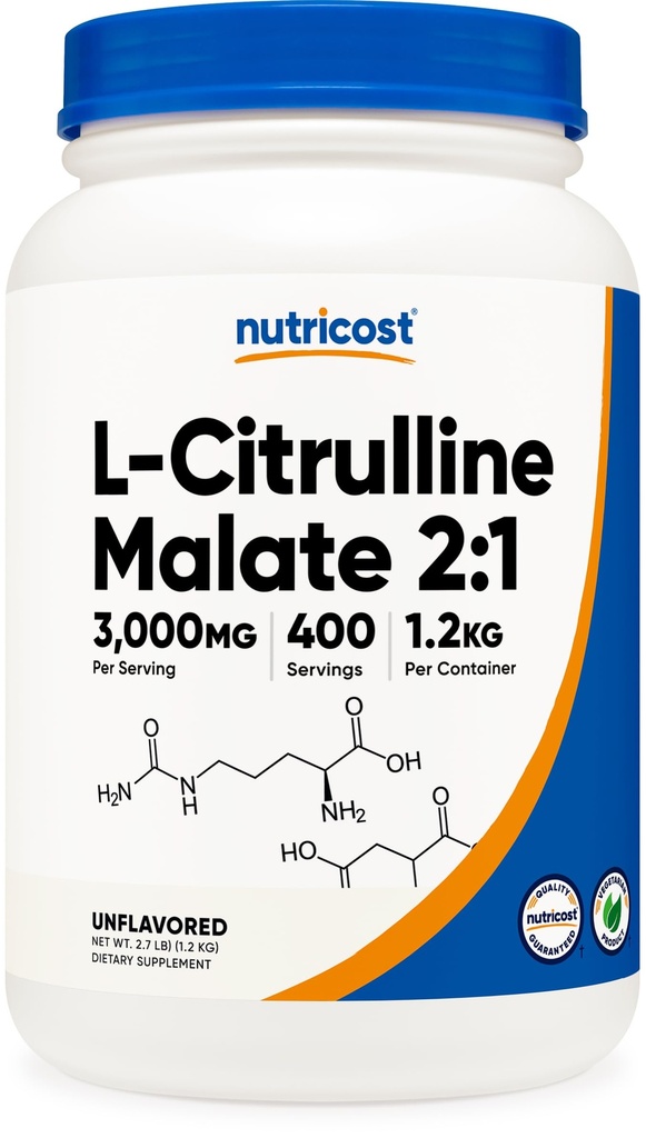 Nutricost L-Citrullin Malatpulver (2:1) 1.2KG