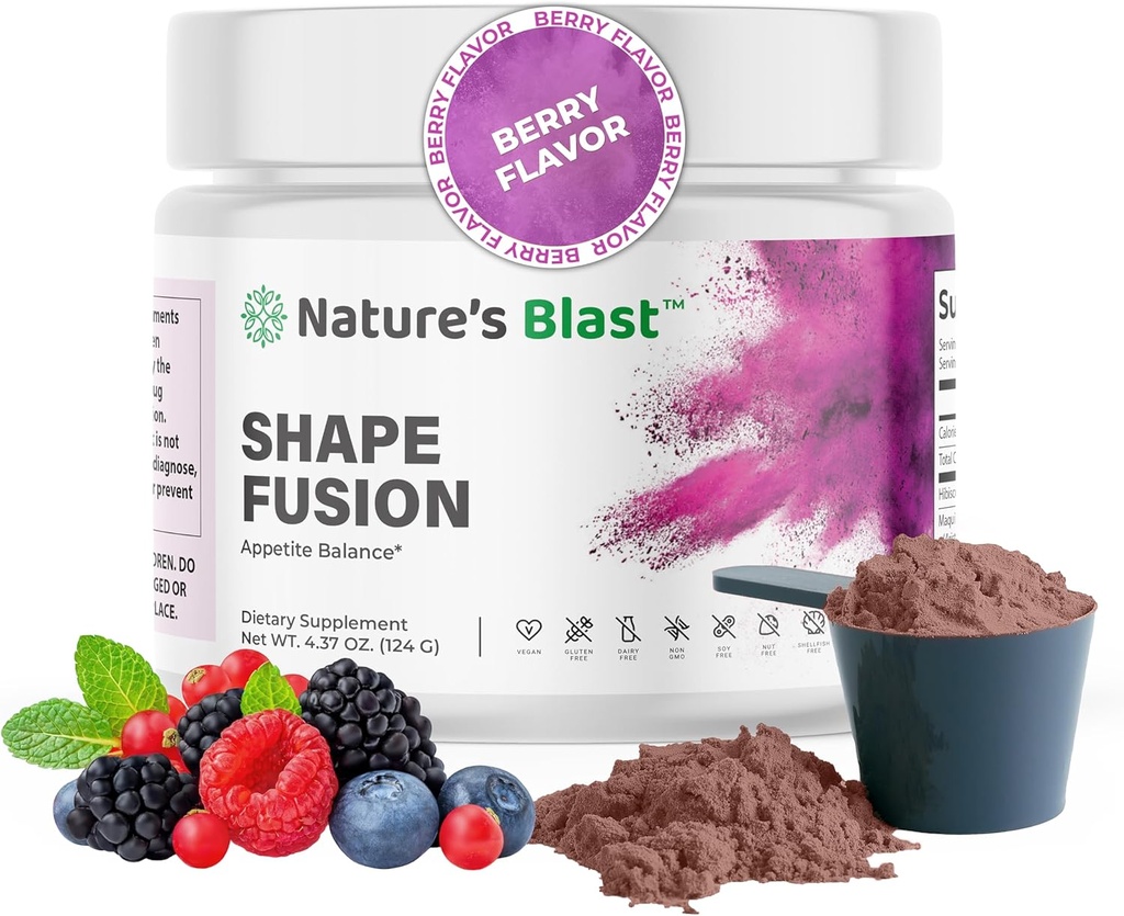 Shape Fusion - mit Ashwagandha, Hibiscus, Ceylon Cinnamon, Maqui Berry & African Mango Extract - Wellness Blend für Erwachsene - Unterstützt gesunde Lifestyle & Energie Levels - 30 Servietten